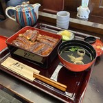 炭焼うなぎ あおいや - うな重(一尾) 3,300円