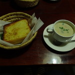 一茶寮 - トーストとスープ