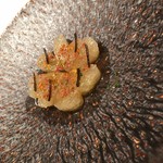 COOK JAPAN PROJECT - 文旦と藍の花のデザート 細切り昆布をのせて