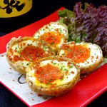 串揚げ 渋田厚志 - リピータ続出!!半熟卵の唐揚げ♪