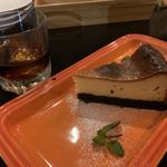 Bonte - 珈琲焼酎、ベイクドチーズケーキ