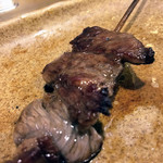 くわ焼 たこ坊 - 牛バラ焼き 180円