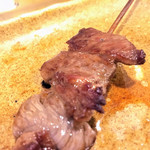 くわ焼 たこ坊 - 牛バラ焼き 180円