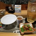 Yakitori Mozu - チャンジャ・コーン茶ハイ。