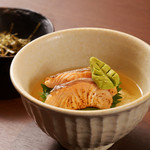 Broth Chazuke with Seared Salmon