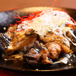 Bamboo charcoal grilled local chicken