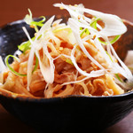 chicken skin ponzu sauce