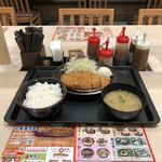 Matsuno ya - ロースかつ定食（550円）