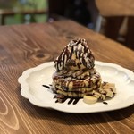 カフェ レードル - チョコバナナパンケーキ