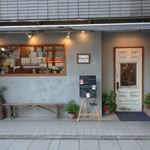 カフェ ムサシヤ - 小さくも お洒落な 外観
