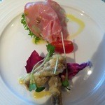 イル・ソーニョ - 前菜　生ハムとごぼうのフリット