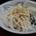 おでん 七福食堂 - ホタテチャーハン（サラダ）