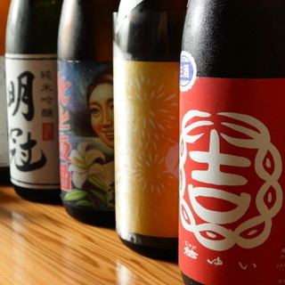 In addition to sake that goes well with Fried Skewers, we also have a wide variety of drinks available.