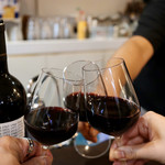 ルッカ - シゲさんも一緒に乾杯♪