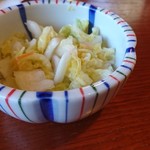 おっこと亭 - サービス漬け物