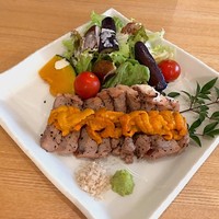 江戸前寿司 日ノ出茶屋 横浜 - うにく（ウニと炙ったサーロイン）2,000円+税