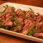 Wain Dokoro Oaji - 【貸切】半立食ブッフェスタイル（お肉料理から、「イベリコ豚肩ロースのローストポーク」）