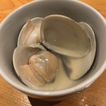 平和寿司 - 蛤の酒蒸し