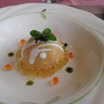 La Framboise - サーモンと枝豆のムース