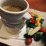 Bar de PePe ネロ - 女子人気！季節野菜のバーニャカウダ！