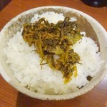 だるまのめ - 高菜めしを作る