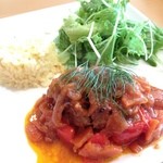 2012/3 パプリカ肉詰めのオーブン焼き