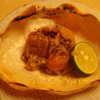 麻布 かどわき - 松葉蟹の雲丹焼き