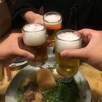 れんげ料理店 - 瓶ビールで乾杯するも
ぬるい
もう完敗でした