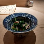 ぎおん 阪川 - 青菜のお浸し