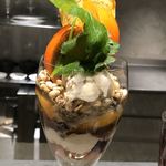 PATISSERIE ASAKO IWAYANAGI - パルフェ ジャポネ  柿と焙じ茶とともに、アップ。