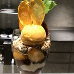 PATISSERIE ASAKO IWAYANAGI - パルフェ ジャポネ  柿と焙じ茶とともに、ぐるっと。