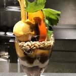 PATISSERIE ASAKO IWAYANAGI - パルフェ ジャポネ  柿と焙じ茶とともに、ぐるっと。