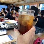 大阪屋形船 - 烏龍茶で乾杯