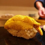 鮨 竜介 - 2019.10.  北紫海胆