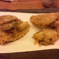 魚匠 銀平 道頓堀店 - 海老の蓮根はさみ揚げ