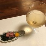 鰻はし本 - 前菜とナチュールワイン