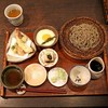 手挽きそば 一心 - 料理写真:おまかせ 天ざる