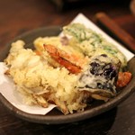 Tebikisoba Isshin - 野菜天ぷら