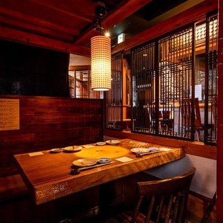 A relaxing space with a sunken kotatsu floor where you can relax and relax.