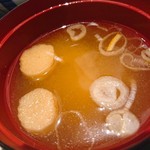 かつ楽 - 海老ロースかつ定食(味噌汁)