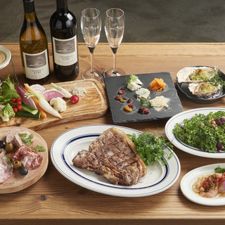 肉・魚介・野菜をふんだんに使用した多彩なメニュー！