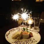 Bar Vintage with Restaurant - 誕生日プレート