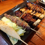 鳥好 - 2019年11月　焼鳥盛り合わせ