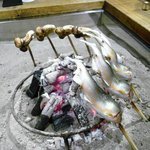 柳家 - 長良川の天然鮎の塩焼き