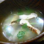 柳家 - 鮎と松茸の雑炊