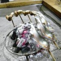 柳家 - 長良川の天然鮎の塩焼き