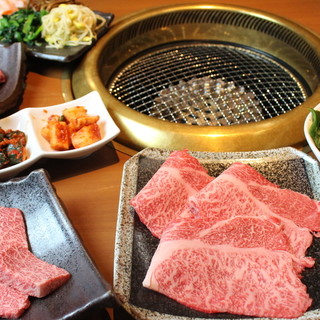 A4/A5 Japanese black beef is used ◆Course meal where you can enjoy carefully selected meat