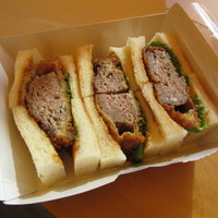 開晴亭 北山店 - ミルフィーユビーフカツサンド　1296円