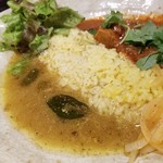 SPICY CURRY 魯珈 -  戻り鰹の激辛薬膳カレーと淡麗の２種カレー