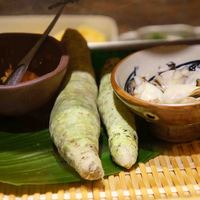 天寿し 京町店 - ワサビの外皮がきれいに削られています。丁寧な仕事です。